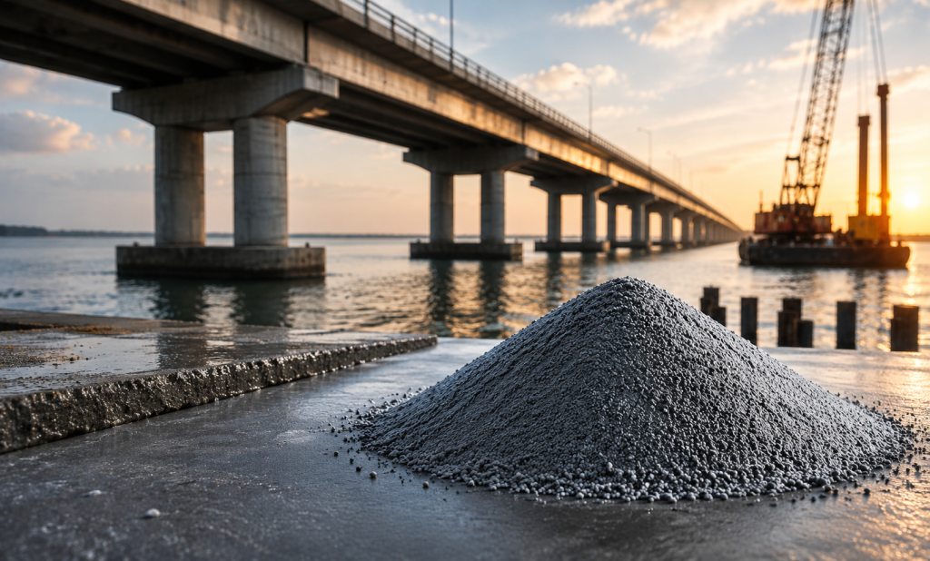 Microsilica for Bridges and Marine Structures